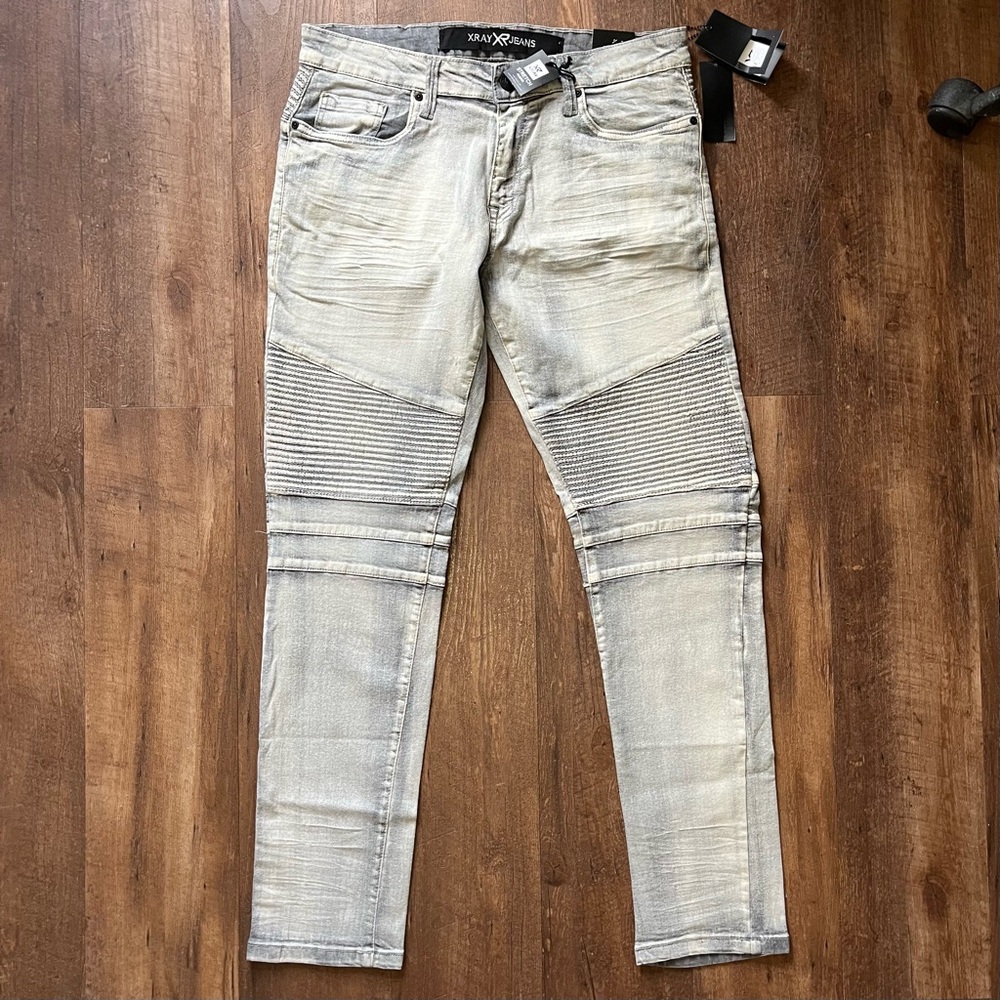 NWT XRAY Jeans light wash denim men’s size 34